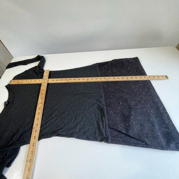 Theory Womens Pullover Wool Blend Long Sleeve Tunic Sweater Dress Black S Lined - Picture 8 of 8